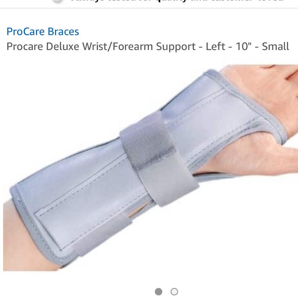 ProCare Braces - Deluxe Wrist/Forearm Support - S